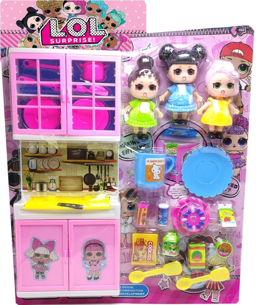 LOL Surprise Big Kitchen Set with Dolls and Accessories - Big Kitchen Set  with Dolls and Accessories . Buy Surprise toys in India. shop for LOL  Surprise products in India.